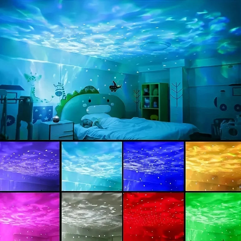 USB LED Starry Sky Projector Night Light with Remote