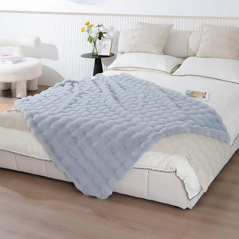 200cm Thick Fuzzy Plush Winter Throw Blanket
