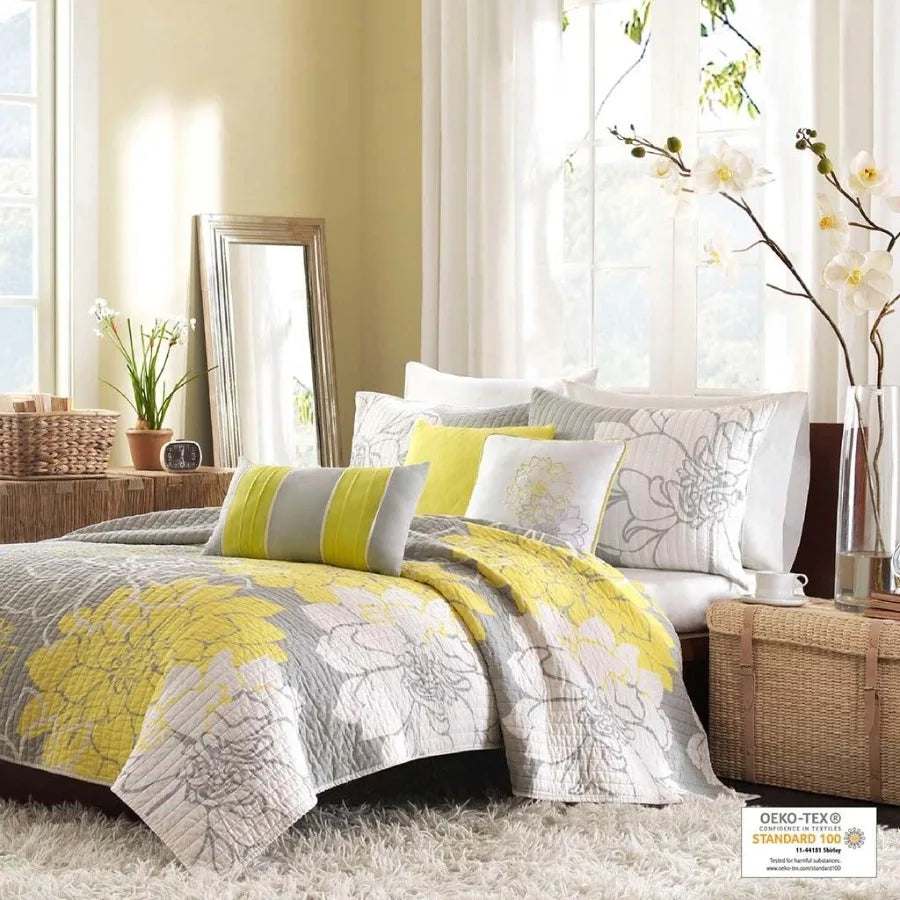 6-Piece Printed Quilt Set