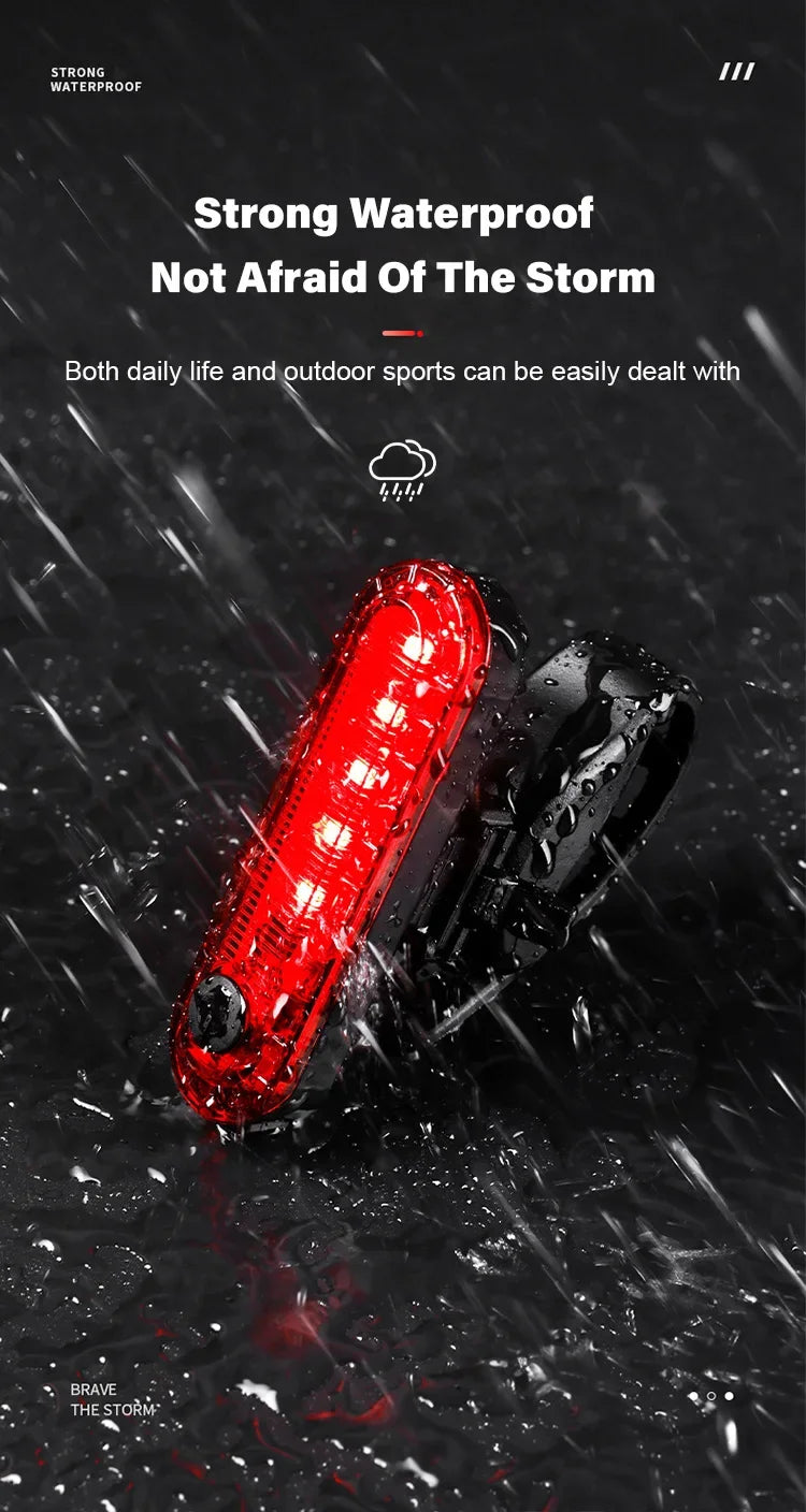USB Rechargeable Rear Bike Tail Light – Ultra Bright and Easy to Install
