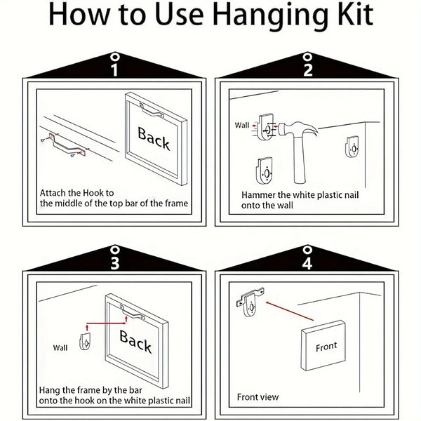 Large Blue Abstract Canvas Wall Art