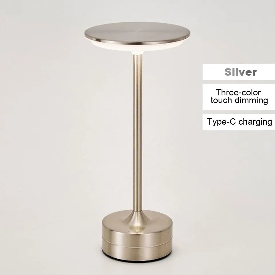 Touch Sensor LED Table Lamp – USB Rechargeable