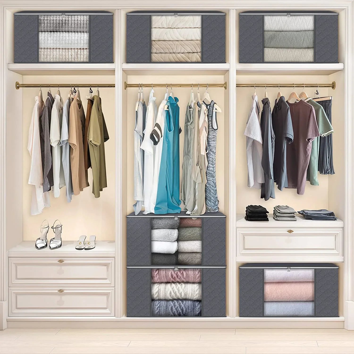 Large Foldable Clothes Storage Bag