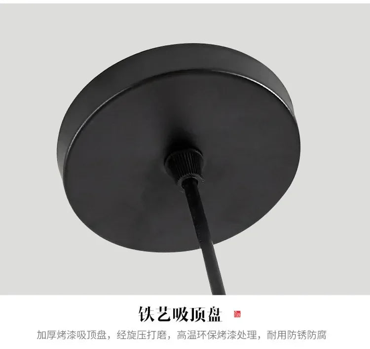 Handmade Bamboo Weaving LED Pendant Light