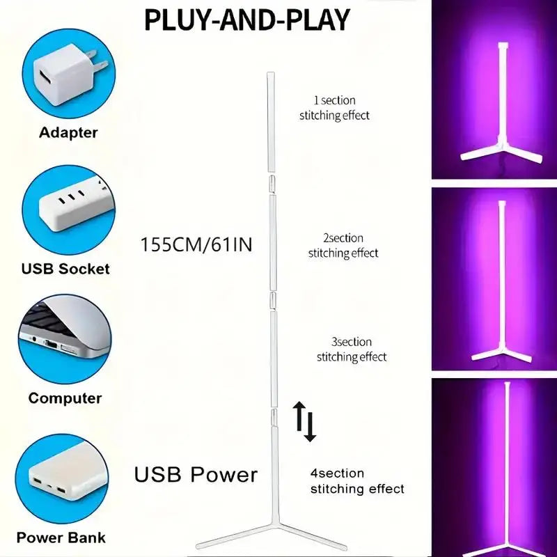 RGB Dream Color Music Sync Floor Lamp