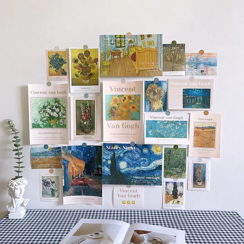 Nordic Retro Wall Photo Card Stickers