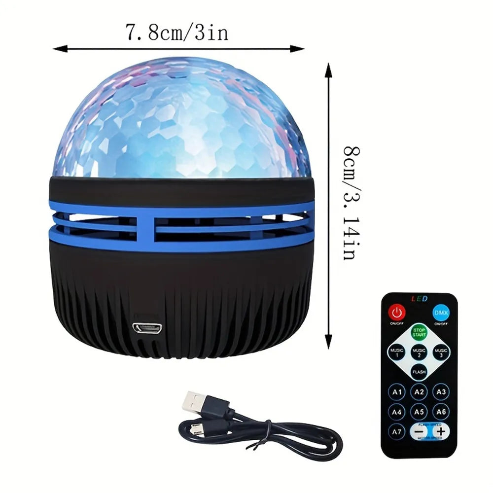 USB LED Starry Sky Projector Night Light with Remote