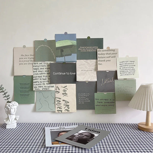 Nordic Retro Wall Photo Card Stickers