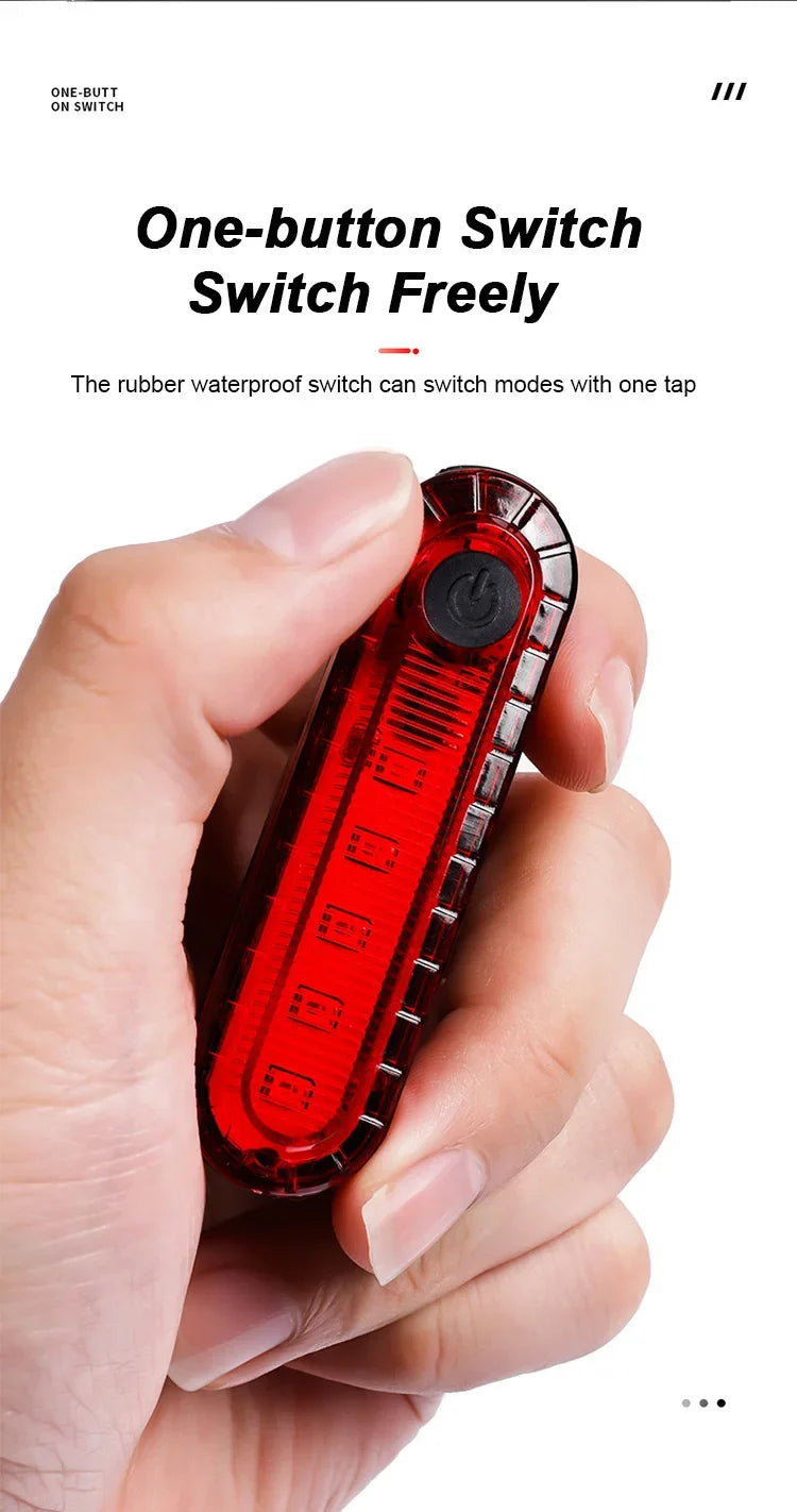 USB Rechargeable Rear Bike Tail Light – Ultra Bright and Easy to Install