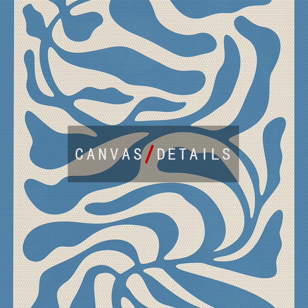 Blue Gallery Wall Art Set – Flower Market & Abstract Prints