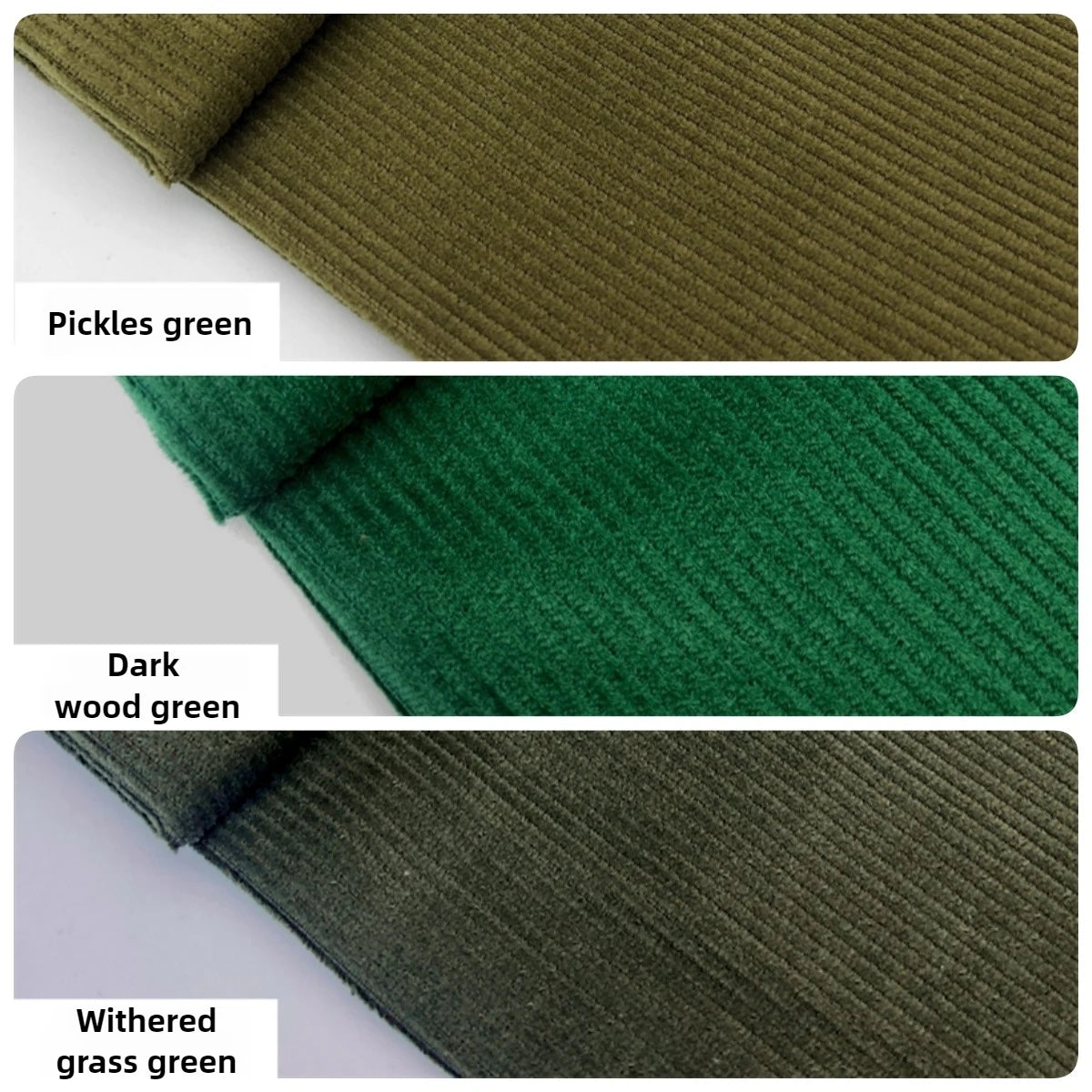 Thick Corduroy Cotton Fabric by the Meter