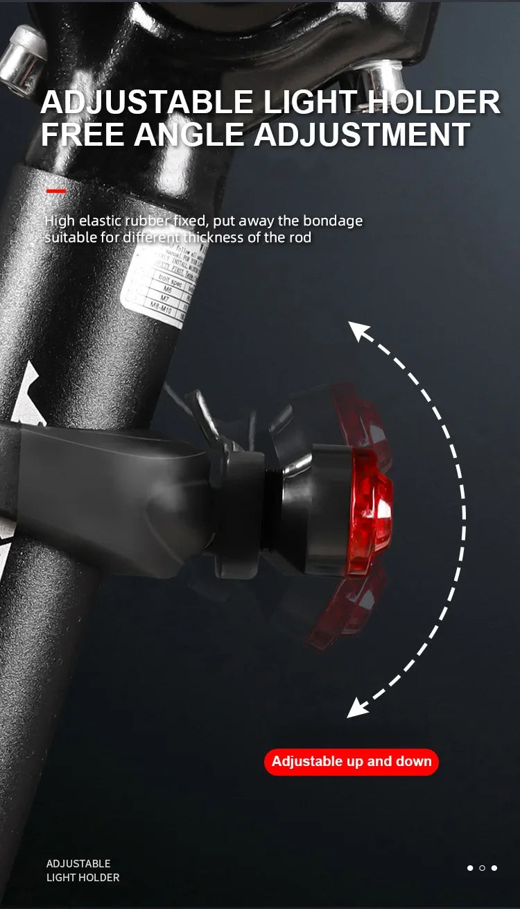 USB Rechargeable Rear Bike Tail Light – Ultra Bright and Easy to Install