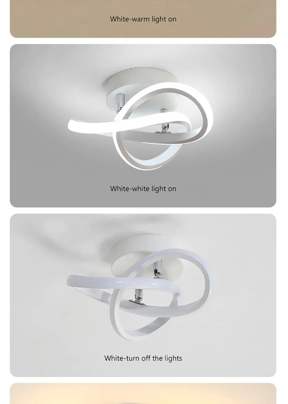 Modern LED Strip Ceiling Aisle Lights