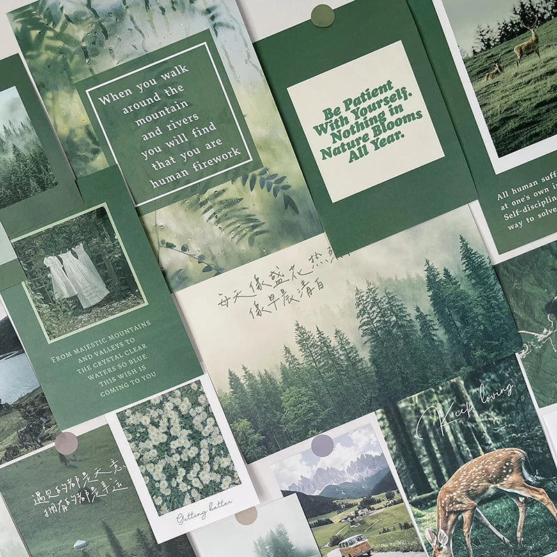 Nordic Retro Wall Photo Card Stickers