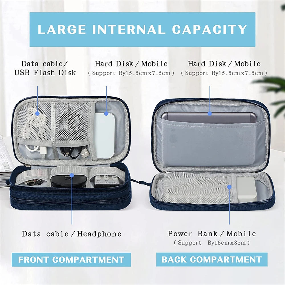 Portable Waterproof Electronics Travel Organizer