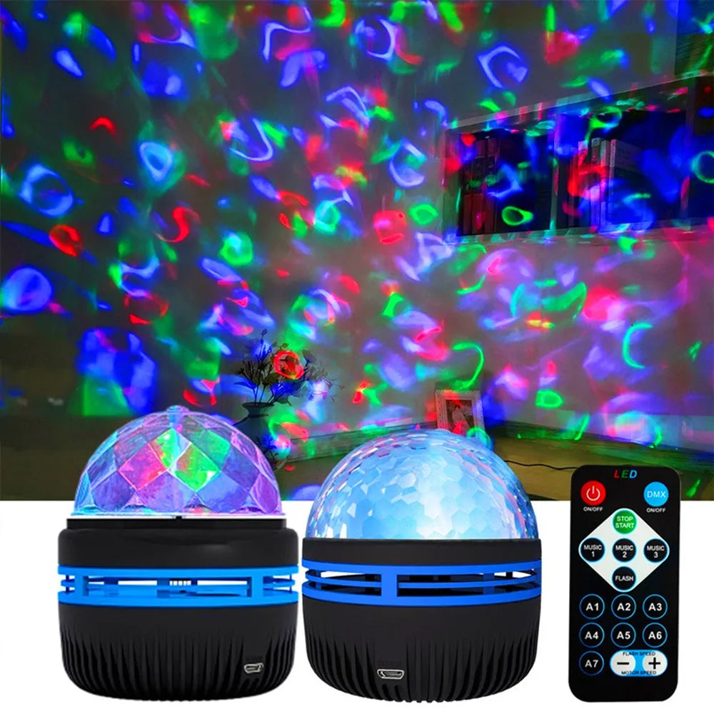 USB LED Starry Sky Projector Night Light with Remote