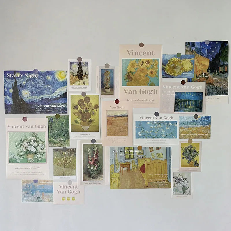 Nordic Retro Wall Photo Card Stickers
