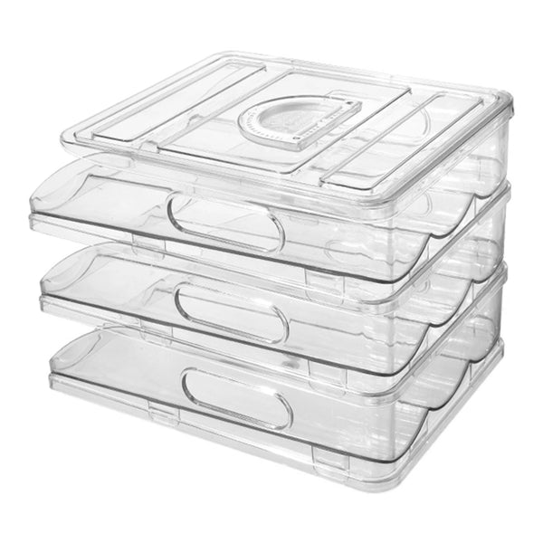 Automatic Rolling Egg Organizer Storage Box