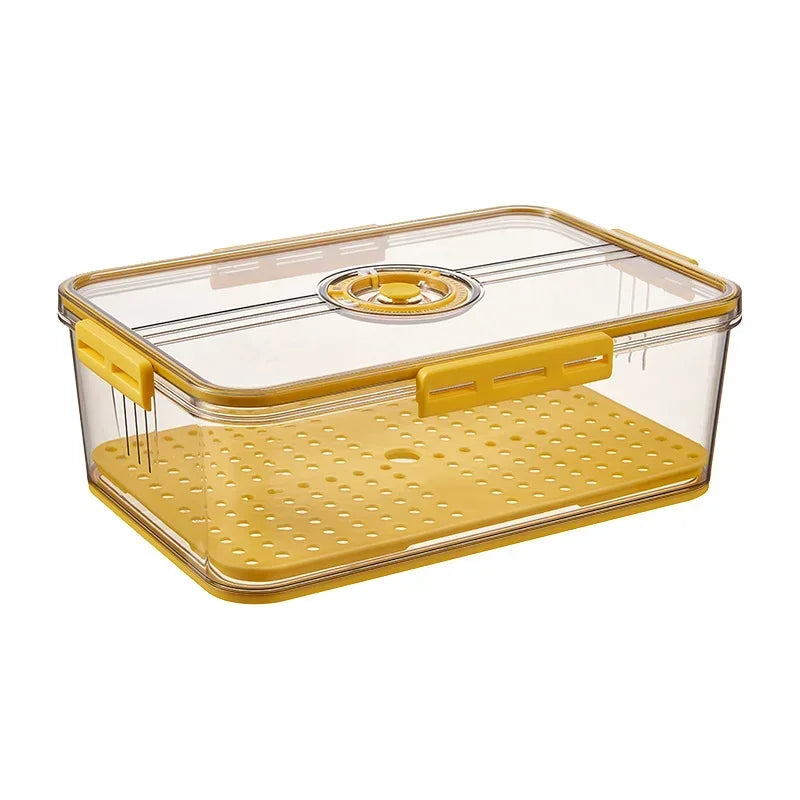 High-Capacity Kitchen Food Storage Organizer Box