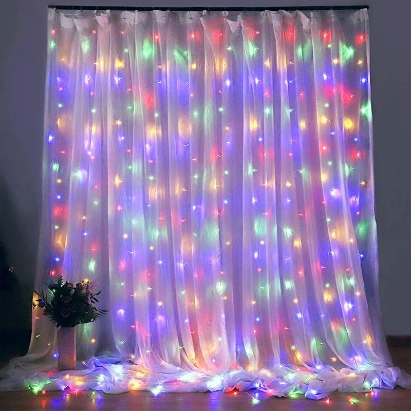 USB Curtain Fairy Lights with Remote (3x3M / 6x3M)