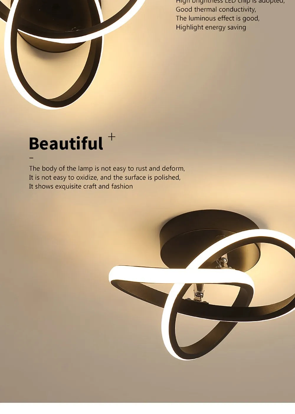Modern LED Strip Ceiling Aisle Lights