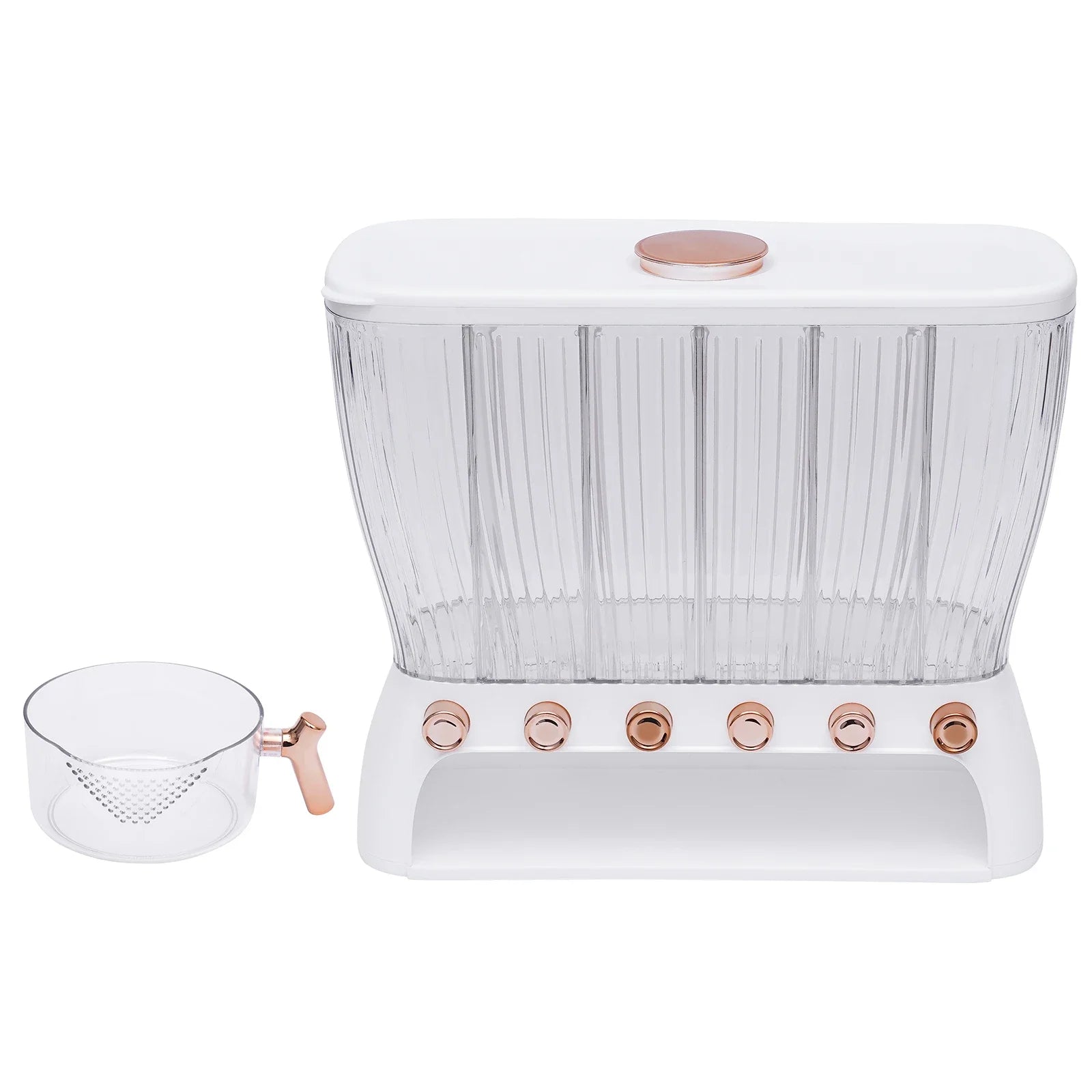 Six-Grid Dry Food Dispenser – 10kg Capacity