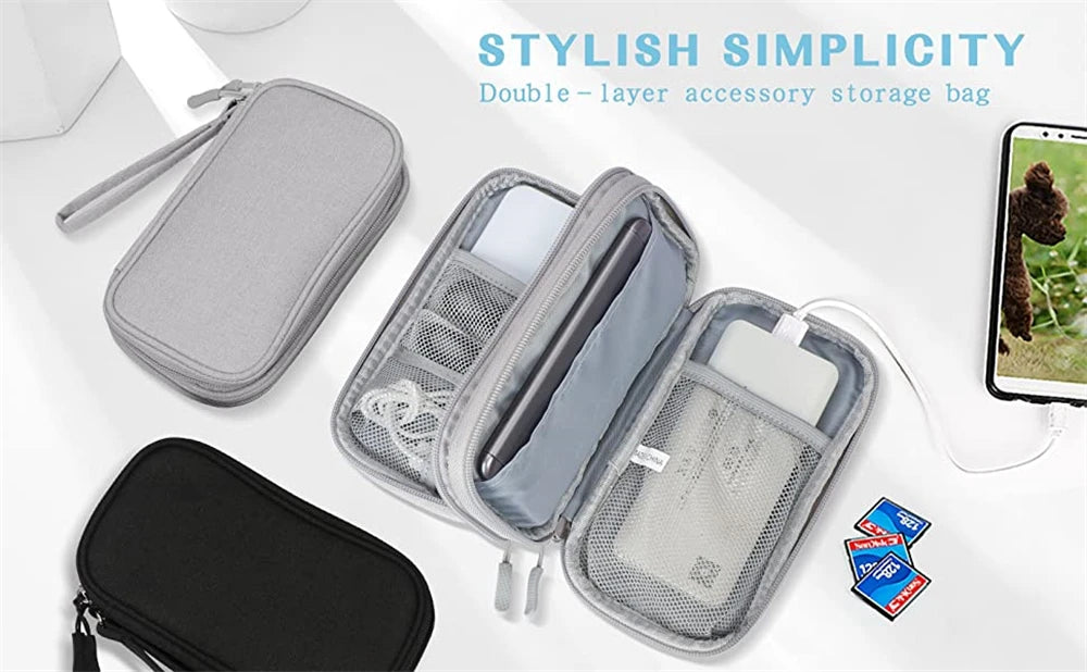 Portable Waterproof Electronics Travel Organizer