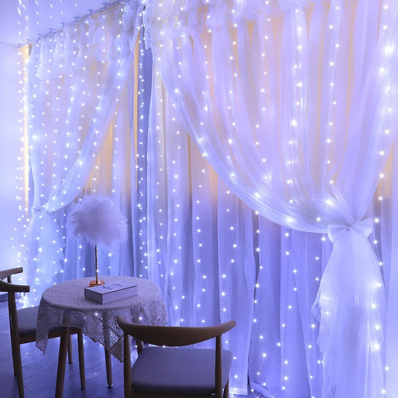 USB Curtain Fairy Lights with Remote (3x3M / 6x3M)