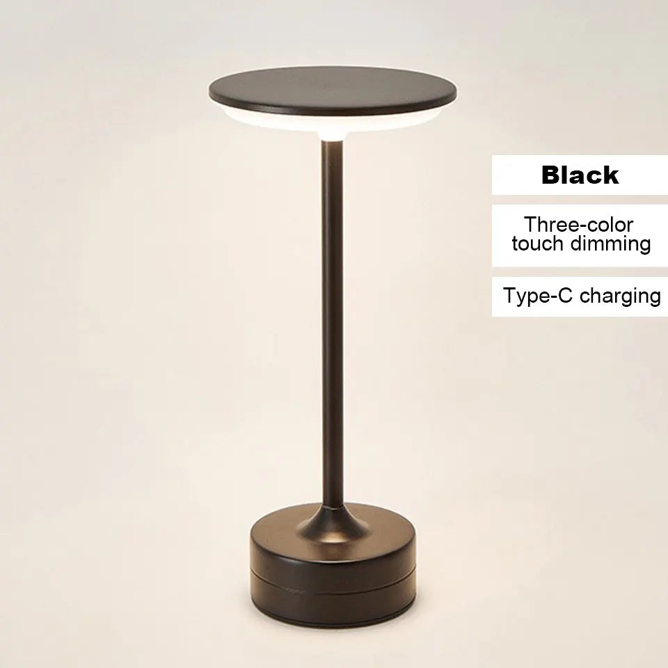 Touch Sensor LED Table Lamp – USB Rechargeable