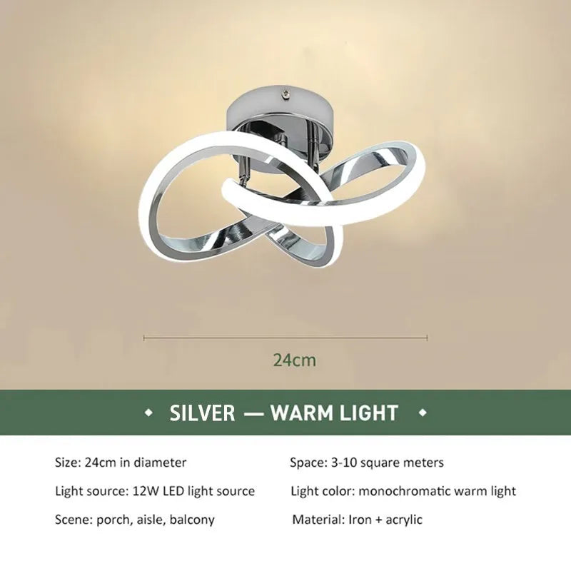 Modern LED Strip Ceiling Aisle Lights