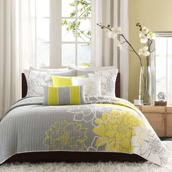 6-Piece Printed Quilt Set