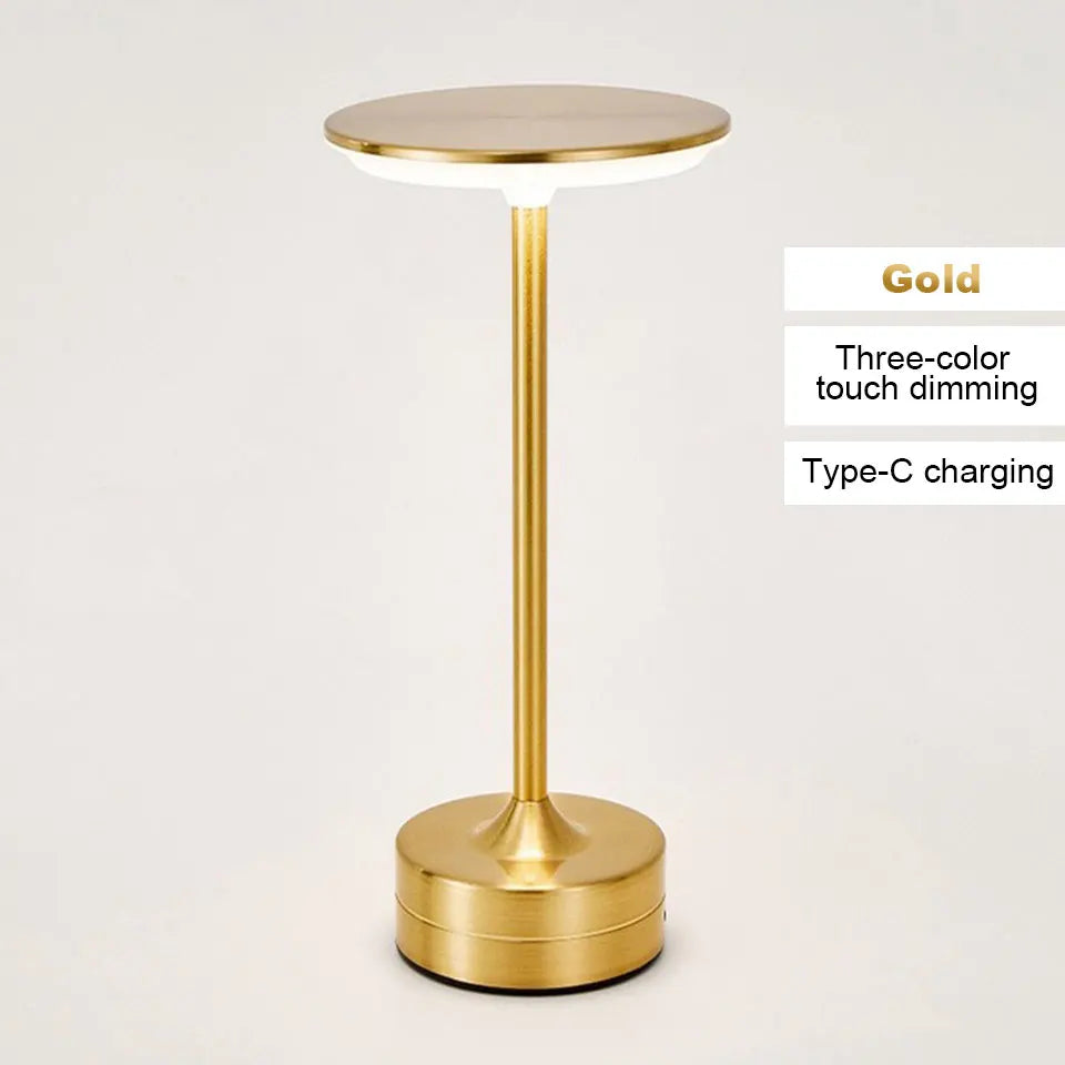 Touch Sensor LED Table Lamp – USB Rechargeable