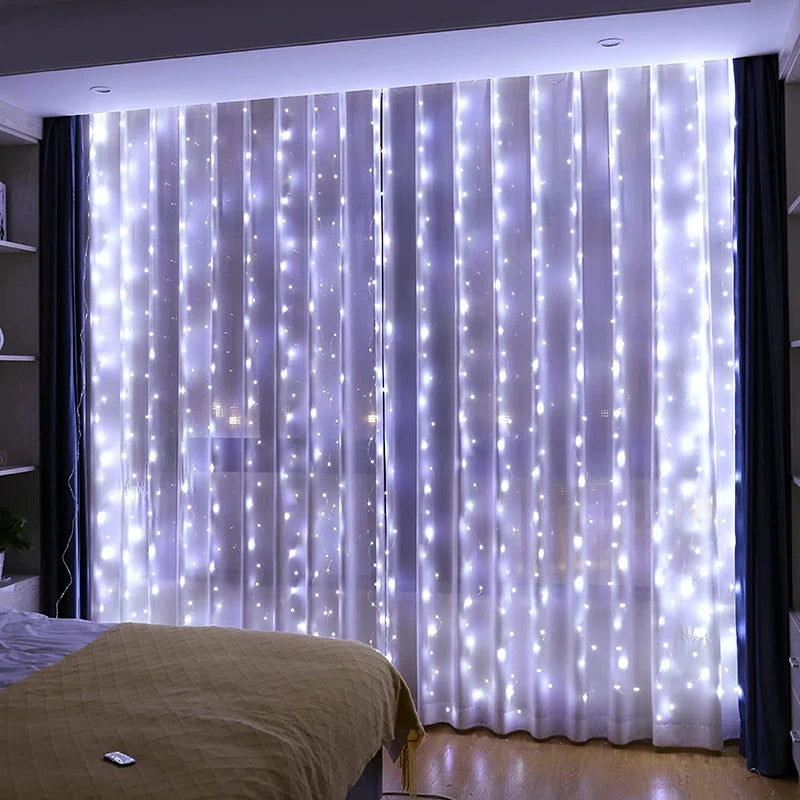 USB Curtain Fairy Lights with Remote (3x3M / 6x3M)