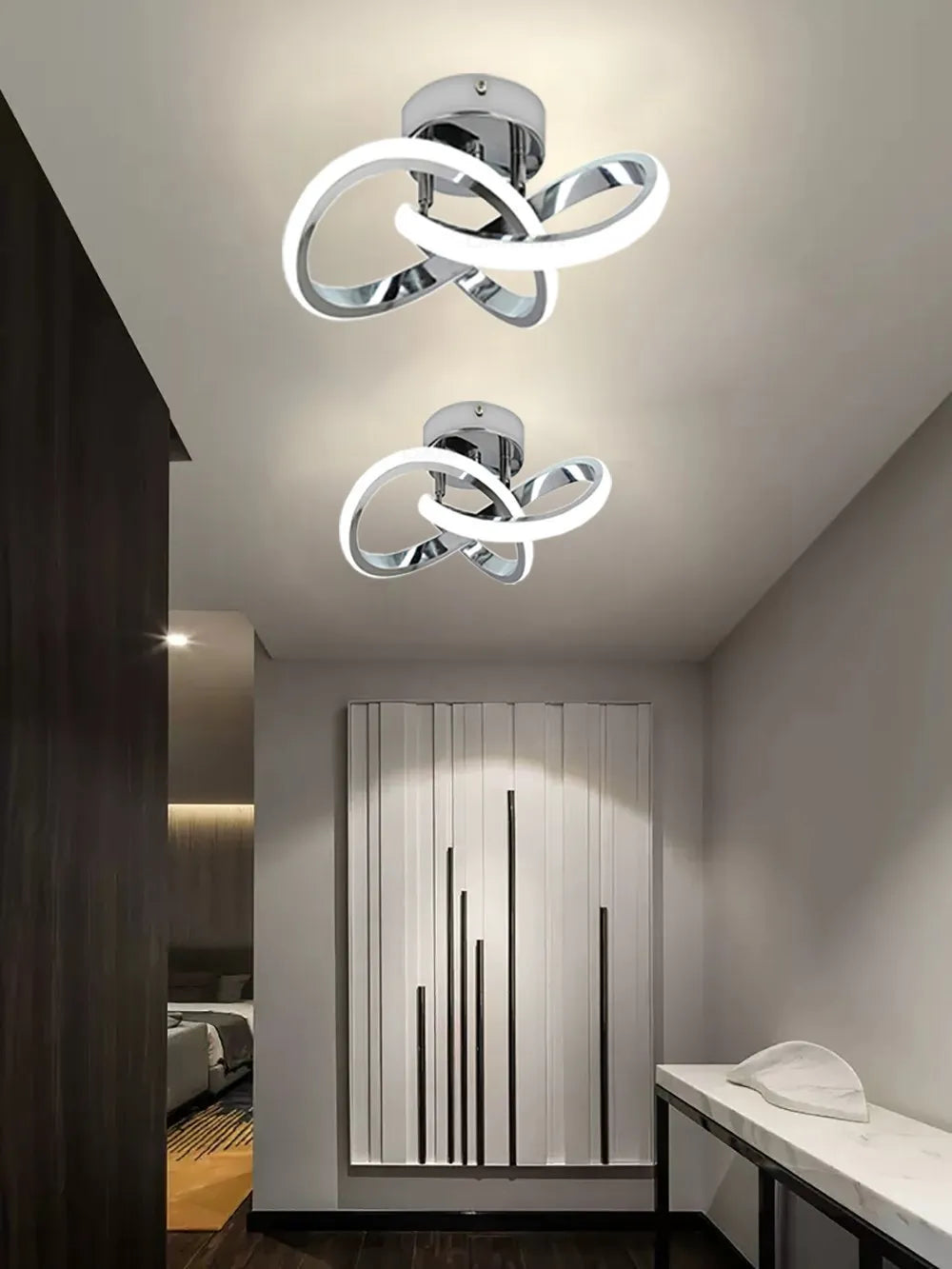 Modern LED Strip Ceiling Aisle Lights