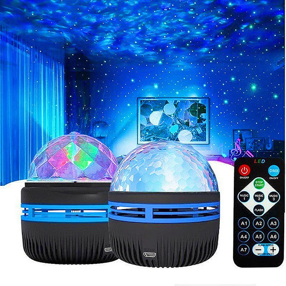 USB LED Starry Sky Projector Night Light with Remote