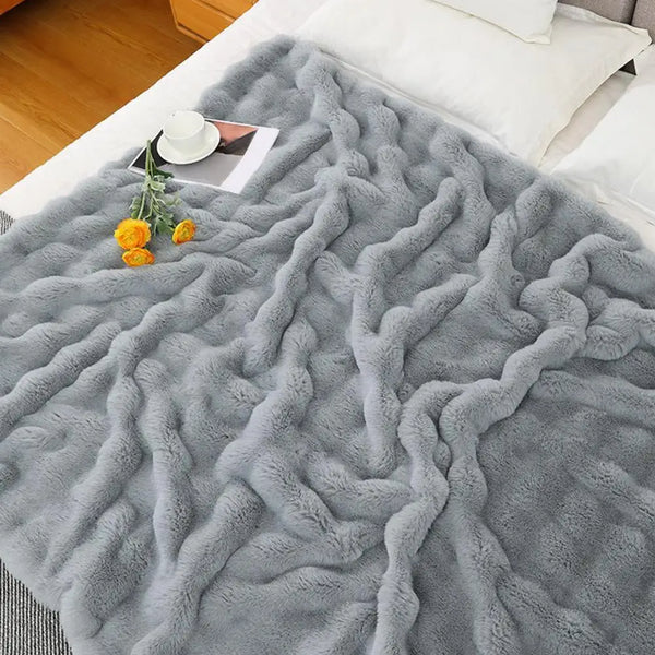 200cm Thick Fuzzy Plush Winter Throw Blanket