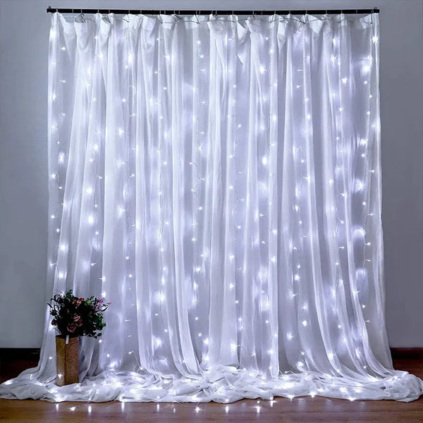 USB Curtain Fairy Lights with Remote (3x3M / 6x3M)